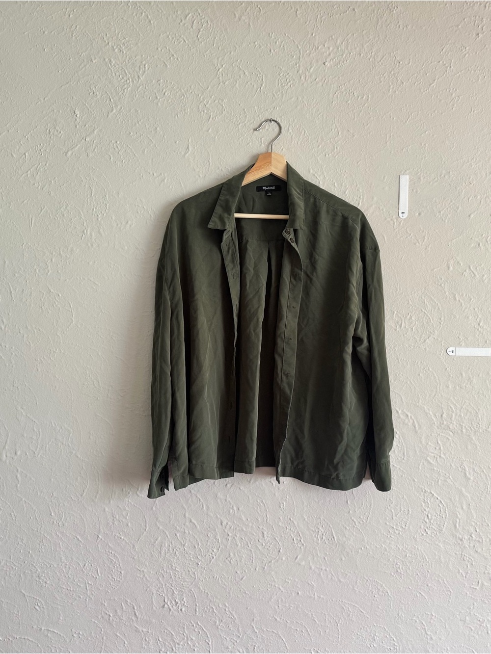 Madewell Olive Green Button-Down Shirt